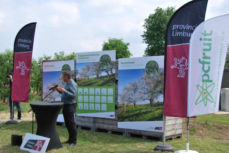 Lanceringsmoment Bacterievuurcampagne: een plaag van tuin tot fruit