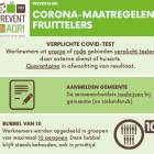 Coronaveilig fruit plukken met seizoensarbeiders
