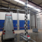 Afstellen spuittoestel met meetwand